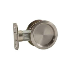National Sales 5005810 Satin Nickel Silver Steel Pocket Door Pull