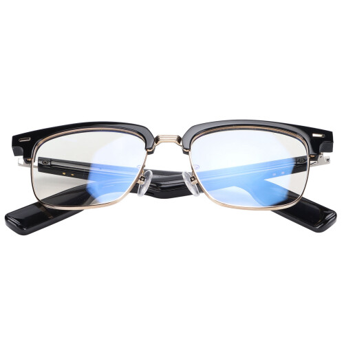 Wireless Smart Glasses With Large Screen Compatibility Open Ear Headphones Waterproof Frame Touch Controls For Virtual Assistant 1