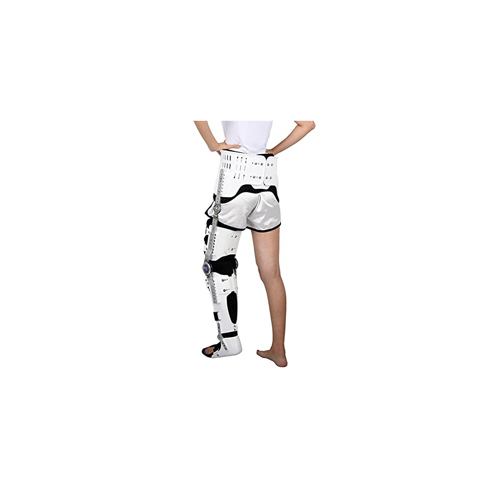 Adjustable Knee Ankle Foot Orthosis with Abduction Control and Straps for Injury Recovery