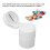 White 4 in 1 Pill Cutter and Grinder with Separation Function 12