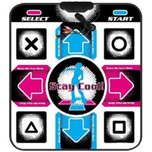 Interactive Dance Mat - 8mm Thick PVC Fitness Game Pad with USB Cable, Indoor/Outdoor Use, Girls Dance Toy, TV Connection Exercise Mat