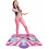 Barbie Electronic Dance Mat, Bluetooth & Light Up, 6 Game Modes, Pink 3