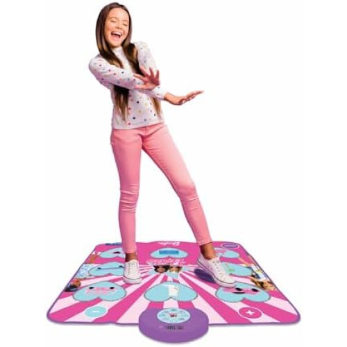 Barbie Electronic Dance Mat, Bluetooth & Light Up, 6 Game Modes, Pink 2
