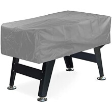 (Grey) Lixada Waterproof Foosball Table Cover 210D Oxford Fabric 160x115x50cm Dustproof UV Resistant Outdoor Game Table Protection
