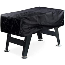 (Schwarz) Lixada Waterproof Foosball Table Cover 210D Oxford Fabric 160x115x50cm Dustproof UV Resistant Outdoor Game Table Protection