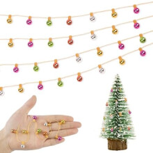 (Rund) Wichtel Fairy Lights Miniature, Colorful Drop-Shaped LED String Lights for Fairy Garden, Dollhouse Decor, Christmas Ornaments, Children's Gift