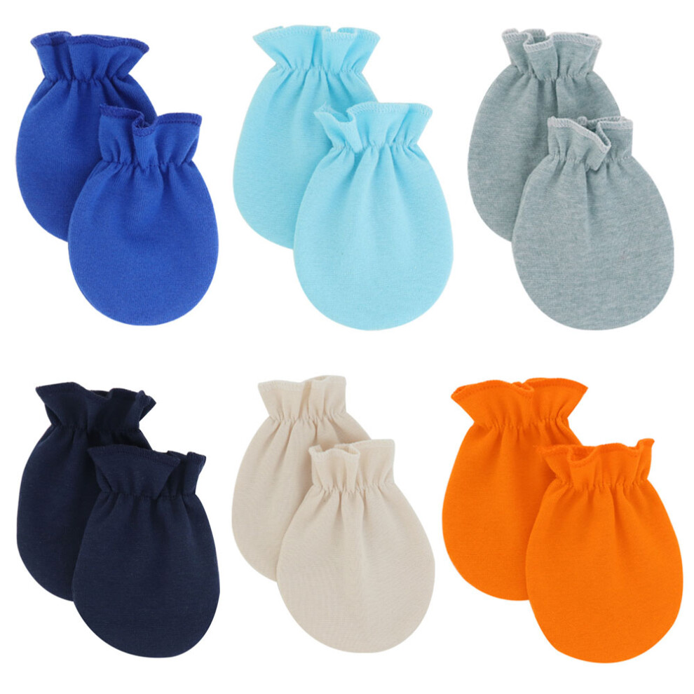 Baby Mittens for Newborns, No Scratch Soft Cotton Infant Gloves with Elastic Cuff, Gentle Barrier Newborn Baby Mittens for Boys and Girls, Scratch