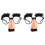 (White) 1pc Dazzling Toys Nose, Eyebrows Mustache Glasses 6