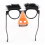 (White) 1pc Dazzling Toys Nose, Eyebrows Mustache Glasses 4