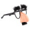 (White) 1pc Dazzling Toys Nose, Eyebrows Mustache Glasses 5