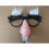 (White) 1pc Dazzling Toys Nose, Eyebrows Mustache Glasses 7