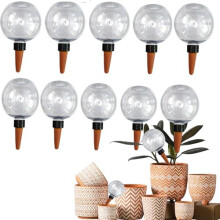 (10 Stück) 2025 Automatic Plant Watering Globes 8-Pack 500ml Transparent Drip Irrigation System for Indoor Balcony Garden Vacation & Daily Use