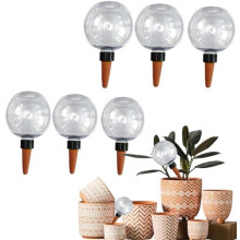 (6 Stück) 2025 Automatic Plant Watering Globes 8-Pack 500ml Transparent Drip Irrigation System for Indoor Balcony Garden Vacation & Daily Use