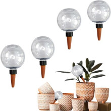 (4 Stück) 2025 Automatic Plant Watering Globes 8-Pack 500ml Transparent Drip Irrigation System for Indoor Balcony Garden Vacation & Daily Use