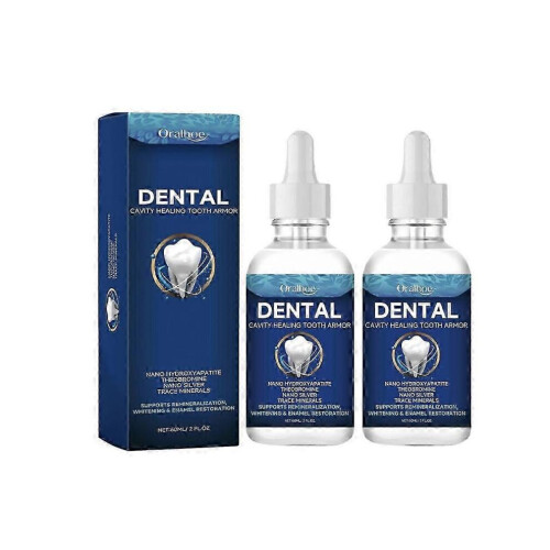 (2pcs)1-3x 60ml Tooth care solution Dentite Cavity Healing Tooth Armor