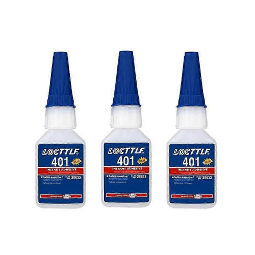 3x 401 (20ml) Instant Adhesive Super Glue