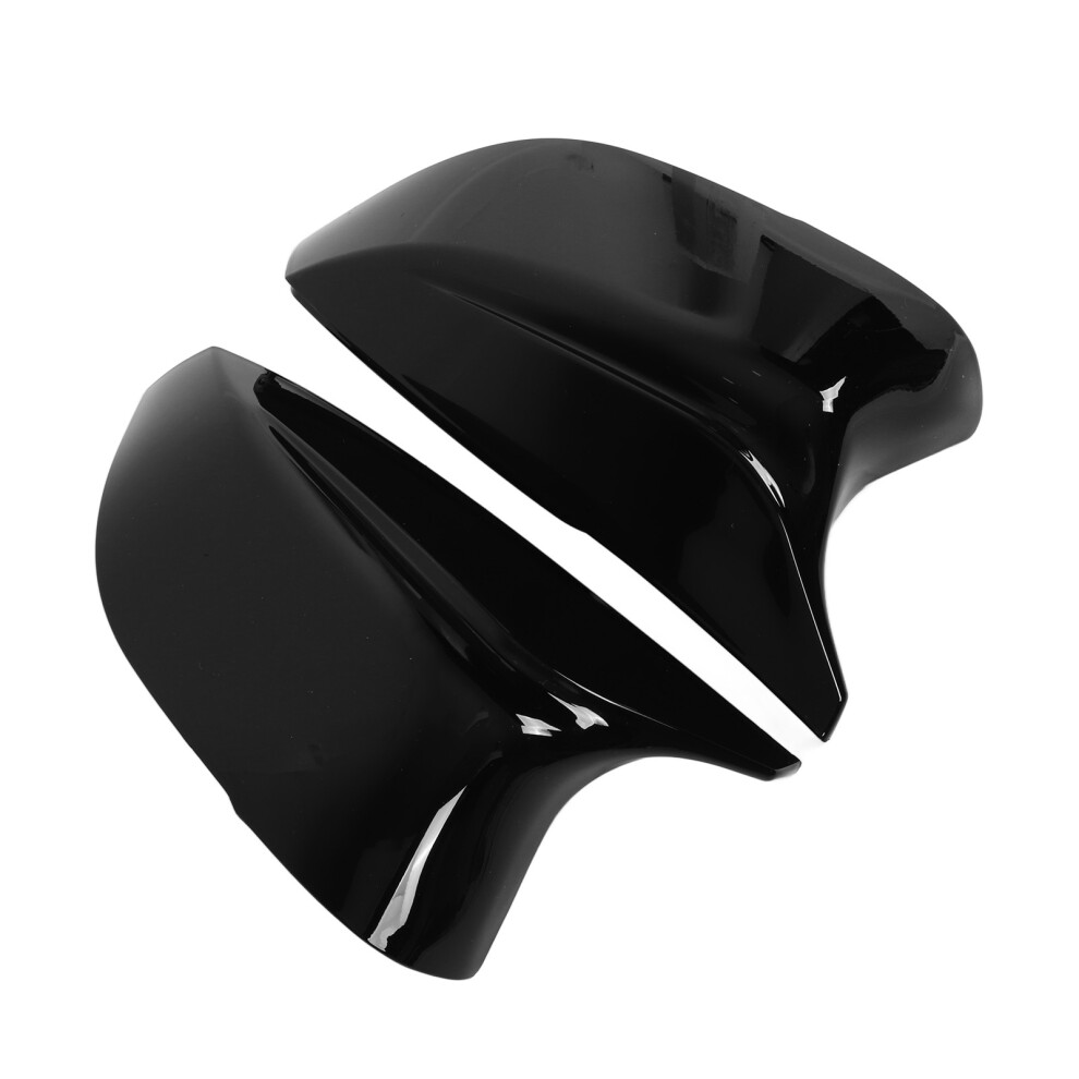 Infiniti Q50 Mirror Cover Caps Abs Glossy Rearview Side Door 2014+ Au Black 7891376923344