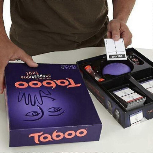 Taboo Game Classic Hourglass Timing Family Board Game 2