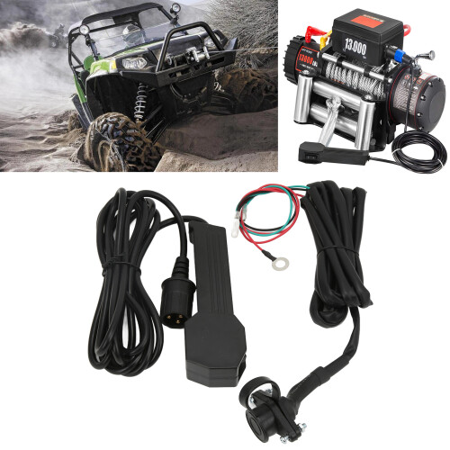 12V Handheld Winch Remote Controller with 9ft Cable Waterproof for ATV UTV 2