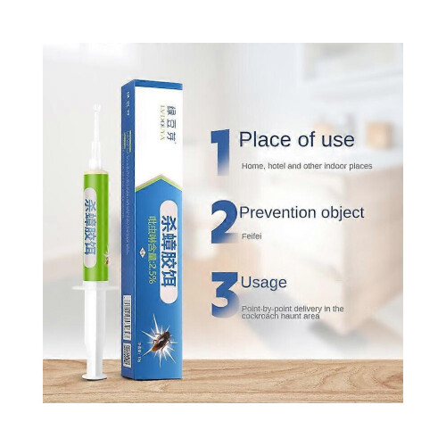 5pcs Cockroach Gel Bait, Cockroach Roach Killer, Professional Cockroach Control Gel 2