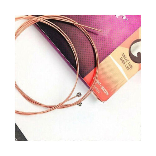 Elixir Acoustic Guitar Strings Nanoweb Phosphor Bronze Light 16027 1
