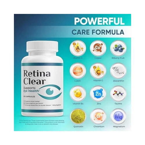 Vision Support Vegan Capsules - Prevents Eye Fatigue, Improves Visual Focus 60Ct 1