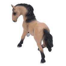 Lusitano-Pferdefigurine aus Plastik, 13x10,5x5 cm, Tierdekoration