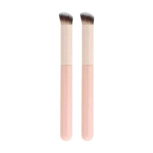 (C) 2Pcs Cosmetic Brush Not Eating Powder Sponge Brush Head Spot Coverage Steamed Bun Foundation Blending Concealer Brush Women Supply