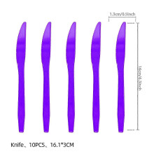 (Knife-10Pcs) Demon Hunter Birthday Party Supplies Set: porslin, banderoll, trtplgg och ballonger fr barnzz33