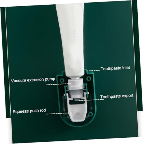 Abaodam Automatic Toothpaste Dispenser for Home, Wall-Mounted Bathroom Toothpaste Squeezer, Durable Material, Kid-Friendly Design, Easy to Use 2