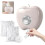 Eowppue Plastic Wrap Dispenser Box with 300 Sheets Plastic Wrap, Elastic Band Kitchen Food Wrap Organizer Storage Container 1
