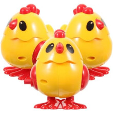 GARIOUANS 3-Piece Wind-Up Chicken Toy Set, Kids Mechanical Toys, Early Education, Compact & Lightweight for Play & Gift