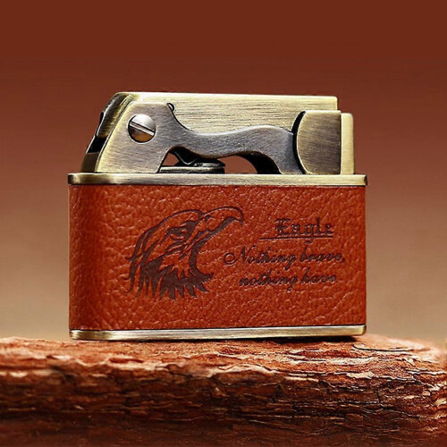 (C) Vintage Kerosenes Lighter Exquisite Craftsmanship Unique Design Gentlemen's Accessory 2