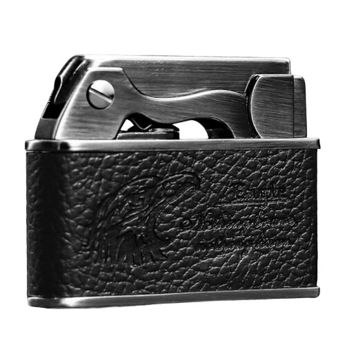 (E) Vintage Kerosenes Lighter Exquisite Craftsmanship Unique Design Gentlemen's Accessory