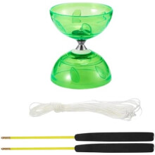 (grün) Will Diabolo Juggling Set with Diabolo Sticks - Outdoor Freestyle Sport Toy for Beginners and Kids (Blue)