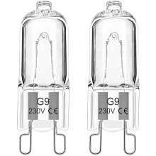 (40.0 Watt) EASYIVY G9 Oven Lamp 40W 230V Halogen Bulb for AEG Neff Zanussi Smeg Bosch Oven, Microwave Applications, 300C Heat Resistant, 2 Pack