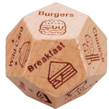 (12-sided die) Date Night Dice After Dark Wooden Date Night Dice Valentine's Day Gift