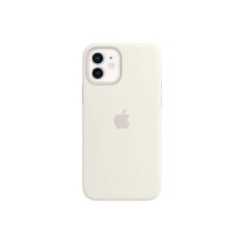 iPhone 12, 12 Pro APPLE silicone white MagSafe protective case
