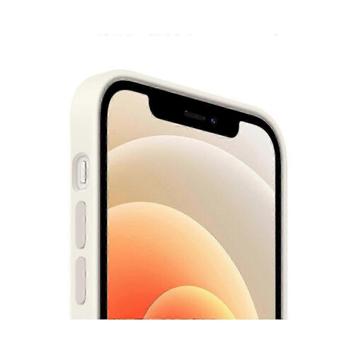 iPhone 12, 12 Pro APPLE silicone white MagSafe protective case 2