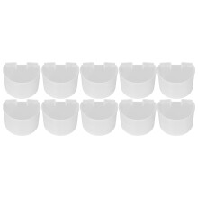 Comederos para jaulas con diseño de ranura de suspensión Uso versátil en animales pequeños Vasos de plástico impermeables y resistentes a las