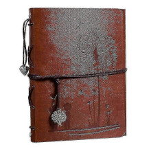 (Style 3 brown) Leather Diy Photo Album Scrapbook Album Photo Book Vintage Photo Book
