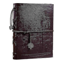 (Style 3 coffee) Leather Diy Photo Album Scrapbook Album Photo Book Vintage Photo Book