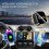 (For Android Silver) 3-in-1 CarPlay Wireless Adapter für iPhone/Android, Wireless CarPlay + Mirror Link + Plug & Play 2