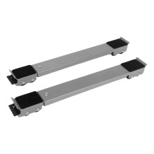 (Grey) Adjustable Furniture Moving Roller Wheels for Washing Machine Portable Washer Dryer Fridges Mobile Rolling Base for Washing Machine