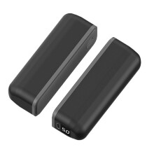 (Black) Pro 2 In 1 Rechargeable Hand Warmers 3s Fast Heating for Office Desktop Companion