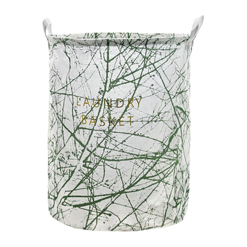 (D) Large Laundry Basket Collapsible Round Laundry Hamper Storage Bin
