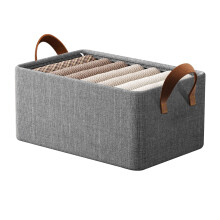 (A) Cation Clothes Storage Box Household Foldable Wardrobe With Lid Organiser Drawer Type Large Capacity Storage Box