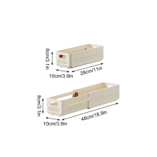 (A) Clothes Storage Box Retractable Home Wardrobe Storage Box Pants Clothing Storage Box Drawer Type Classification Sorting Box