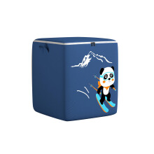 (A) Oversized Clothes Quilts Storage Bag Wardrobe Sorting Storage Box Portable Storage Bag Zipper Cup Storage Bag