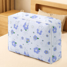(B) Clothes Quilts Storage Bag Wardrobe Sorting Storage Box Portable Storage Bag Zipper Cup Storage Bag